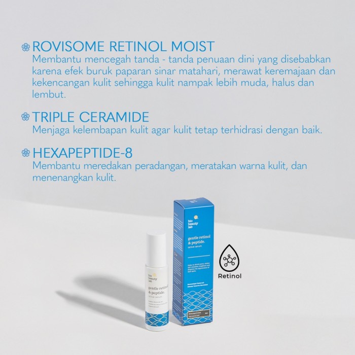 Bio Beauty Lab Gentle Retinol &amp; Peptide Ukuran 15ml BBL