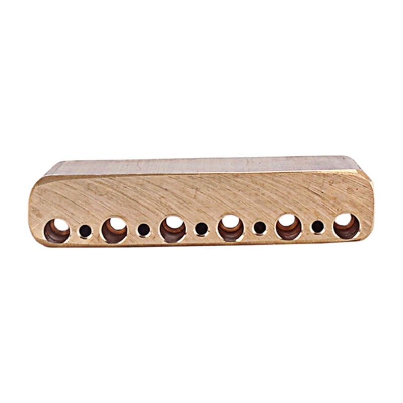Blok Bridge Tremolo Bahan Kuningan Gaya Vintage Ukuran 2-1 / 16 Inch Untuk Aksesoris Alat Musik Gitar