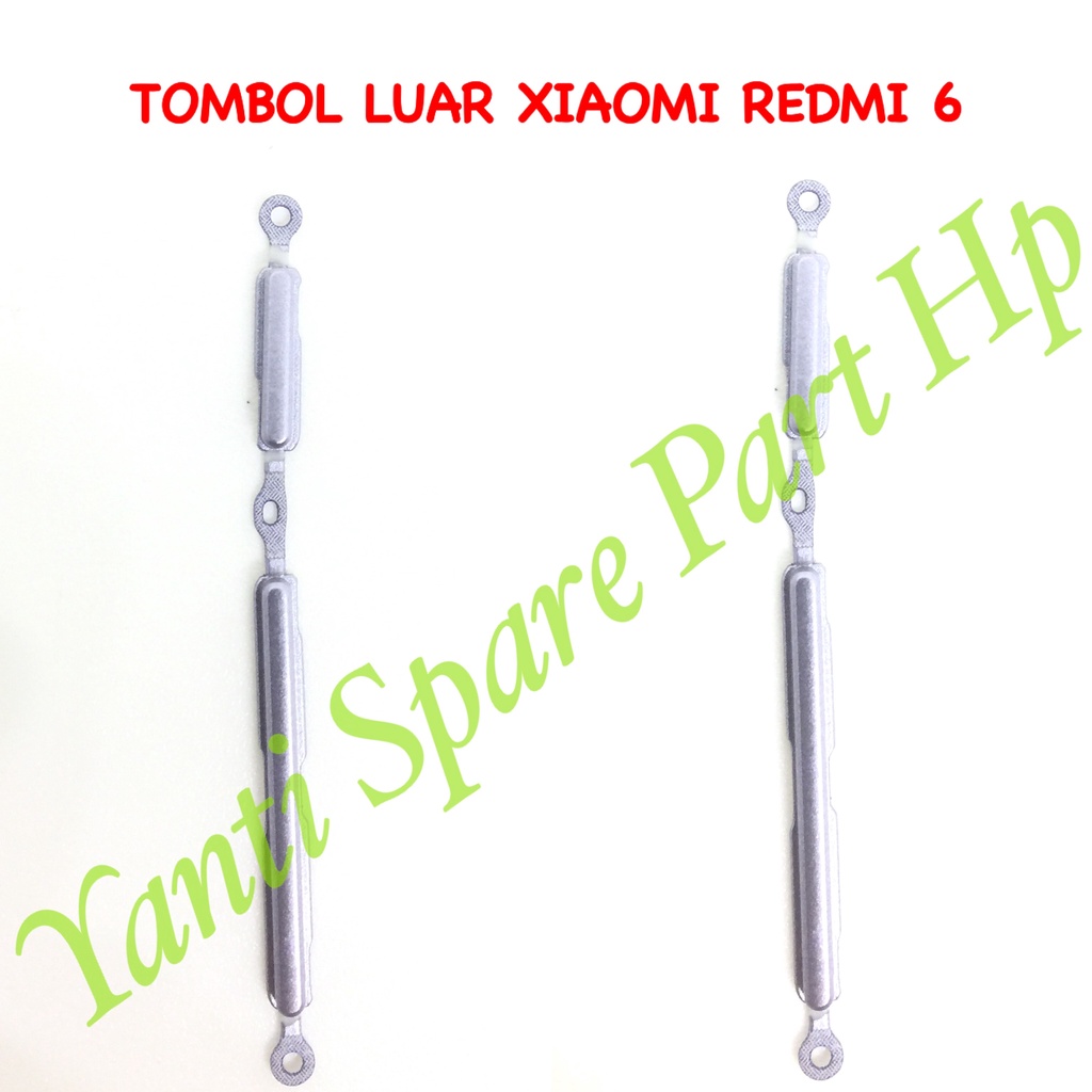 Tombol Luar On Off Volume Xiaomi Redmi 6 6A Original Terlaris New