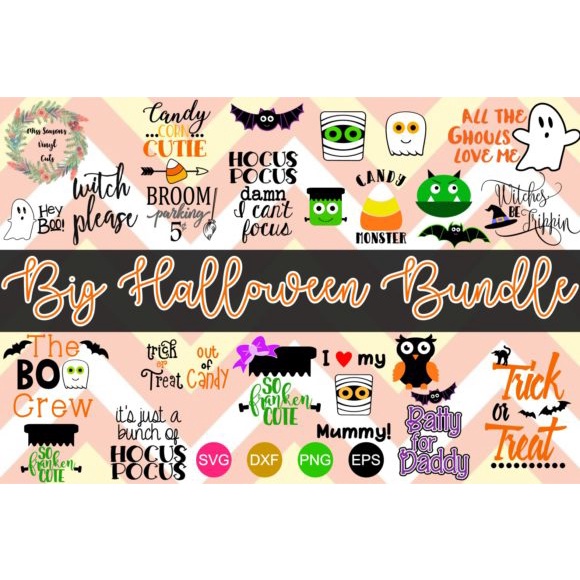 Big Halloween Bundle 22 Cut Files