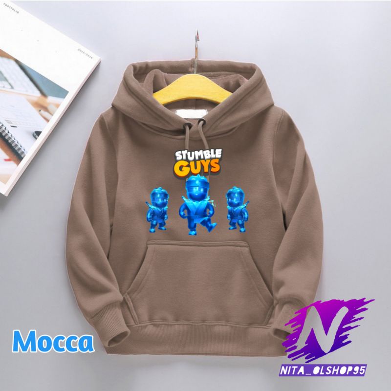 hoodie stumble guys game tiga nija epic hodie anak stumble