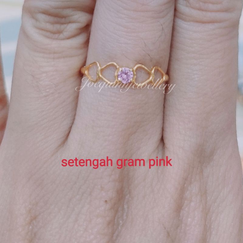 cincin emas muda setengah gram