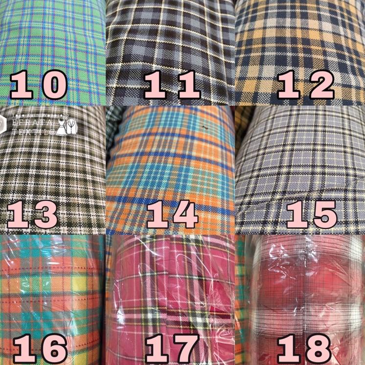 Paling Laris KAIN KATUN KOTAK KOTAK SERAGAM SMP SD SMA