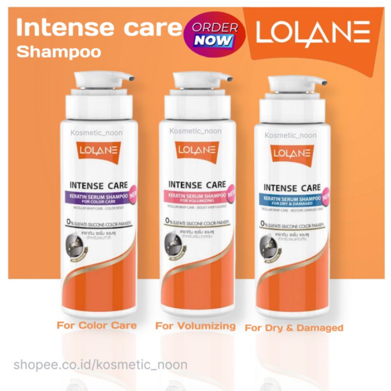 Lolane Intense Care Shampoo 400ml