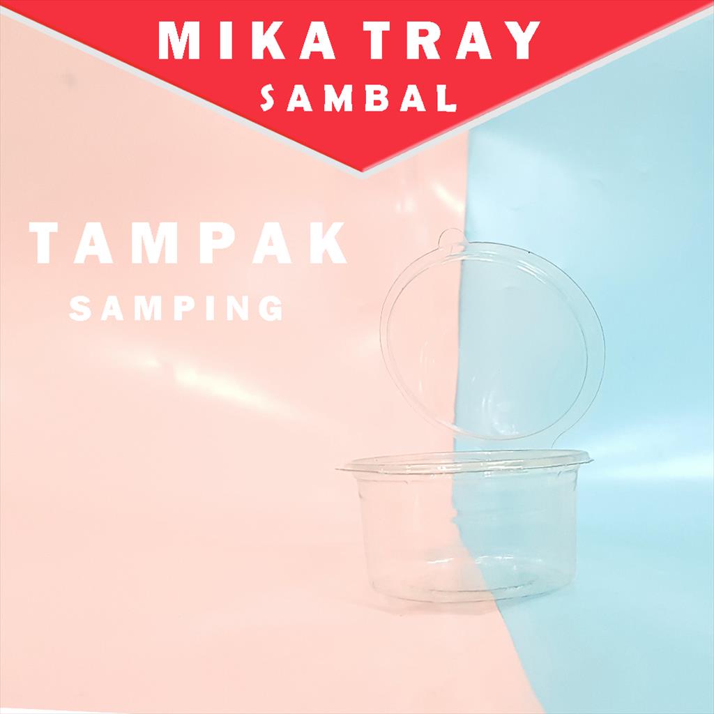 SATUAN Cup Sambal 60 ML / Mika Cup Sambal / Cup Mika Sambal Saos