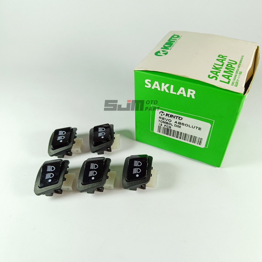 Tombol Saklar Dim 3 Titik 3 Mode Revo Absolute Beat FI Supra X 125 Helm In Vario 125 Kinto