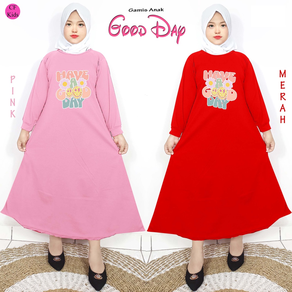 Gamis Anak Perempuan DTF Good Day CKids