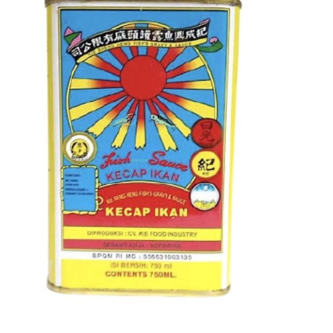 

✨STAR✨ Kecap ikan matahari 750 ml Fish's Gravy and Sauce - Kie Seng Heng kecap kaleng 