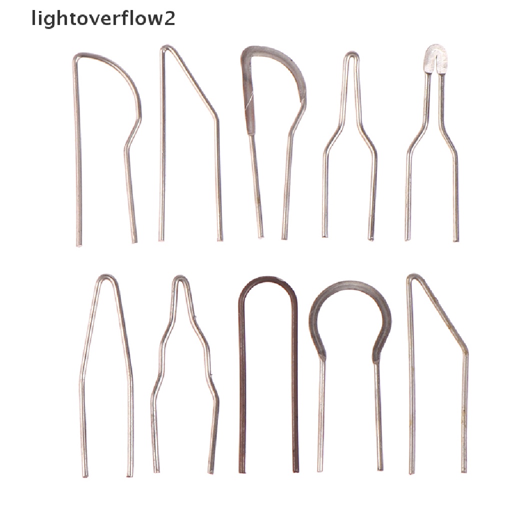 (lightoverflow2) 10pcs Tip Kawat Solder Pyrography Pengganti Bahan Besi (ID)