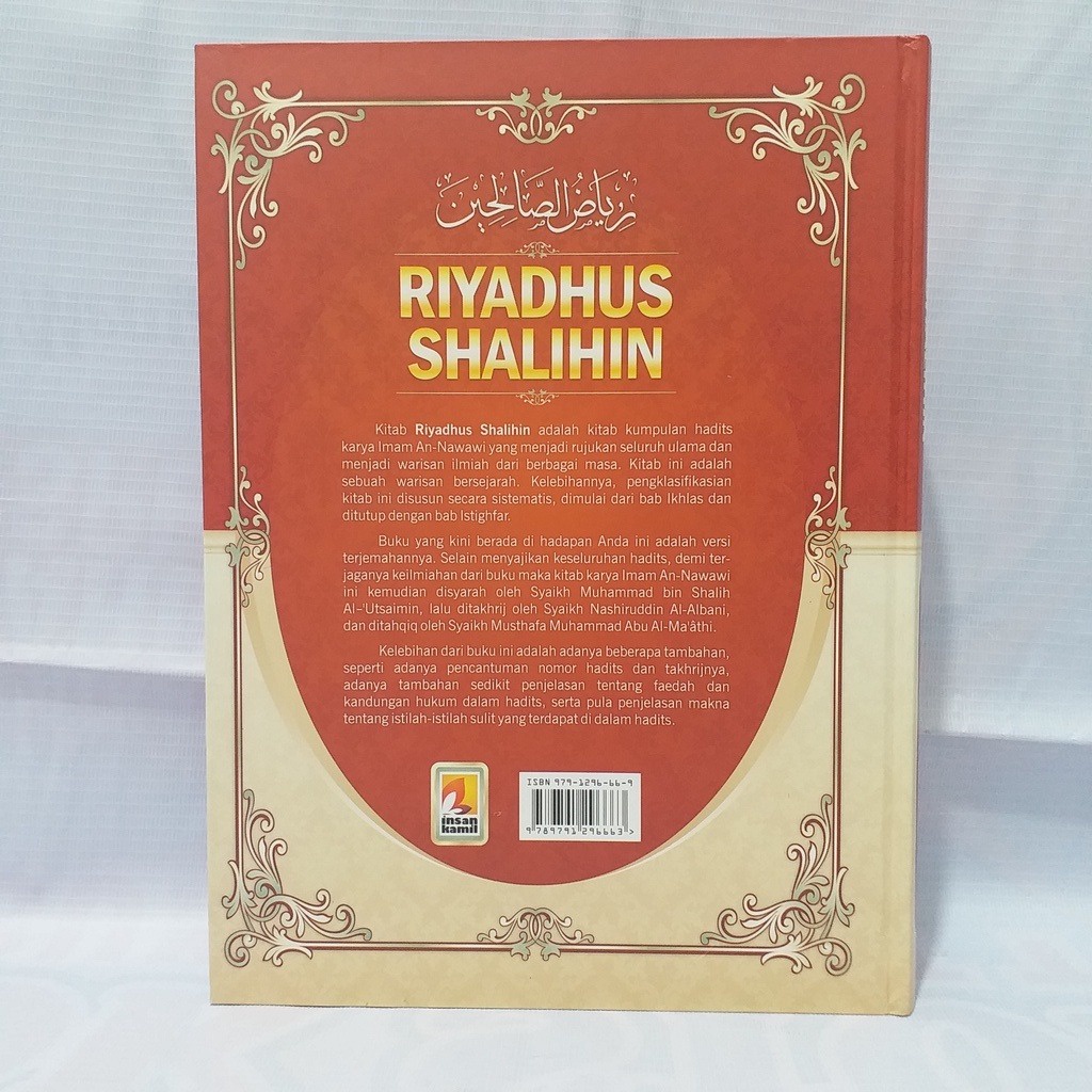 RIYADHUS SHALIHIN (Imam An-Nawawi) INSAN KAMIL HARD COVER Imam An-Nawawi REGULER