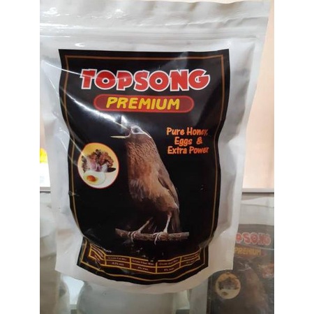 CK187 TOPSONG TOP SONG PREMIUM PAKAN MAKANAN VOER BURUNG WAMBI HWA MEI MURAI CENDET PROTEIN TINGGI T