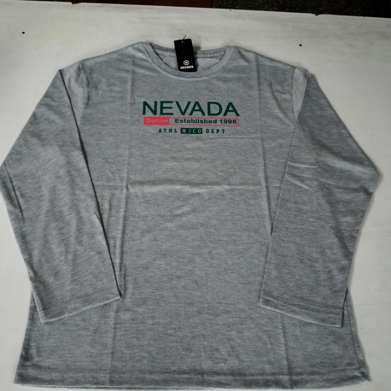 kaos nevada lengan panjang