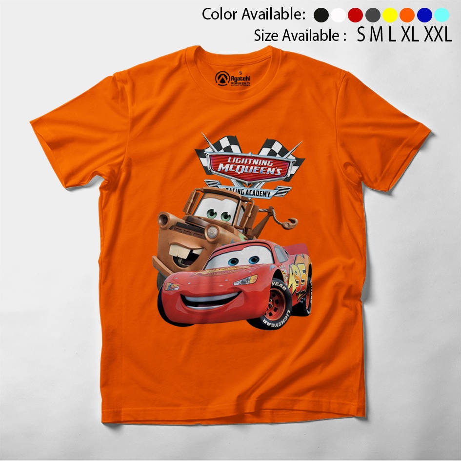 Baju Kaos Atasan Anak Laki - Laki Motif Cars Mater