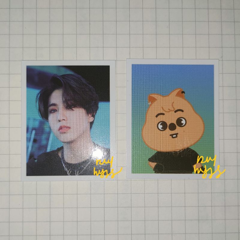 Jual stray kids han han quokka maniac merch id photo set | Shopee Indonesia