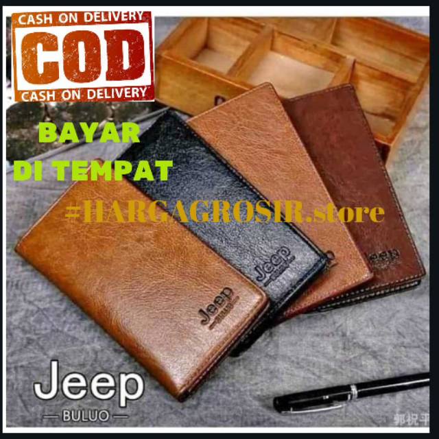 DOMPET JEEP  ORIGINAL PREMIUM/DOMPET KULIT JEEP PANJANG