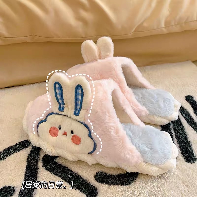 SANDAL RUMAH MOTIF KELINCI LUCU LEMBUT / SENDAL COMFY KAMAR HOTEL / HOME SLIPPERS SLIP ON ANAK PREMIUM