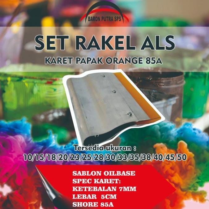 

~@~@~@~@] SET RAKEL ALS KARET PAPAK ORANGE 85A 28 CM