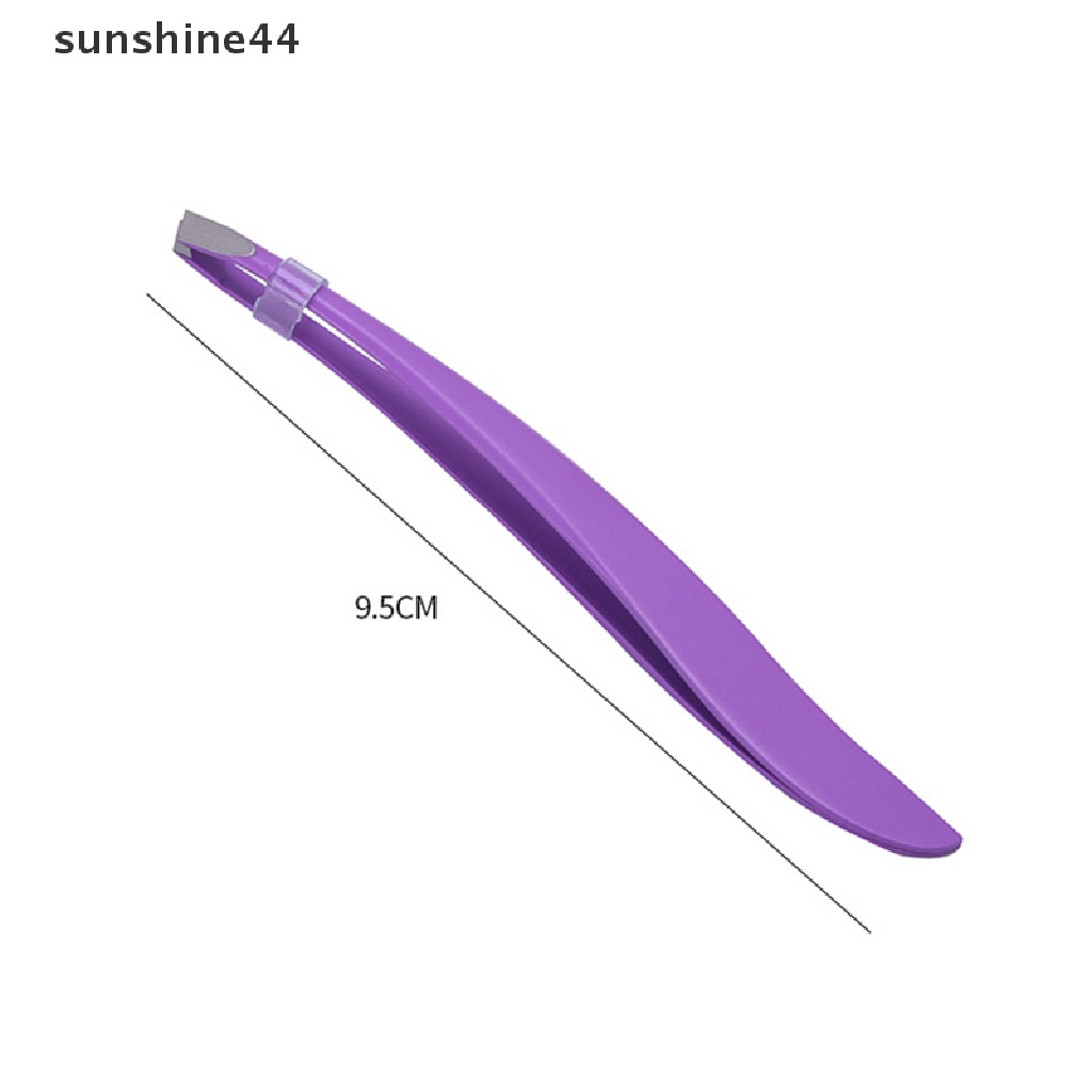 Sunshine Pinset Alis Profesional Bahan Stainless Steel Warna Emas