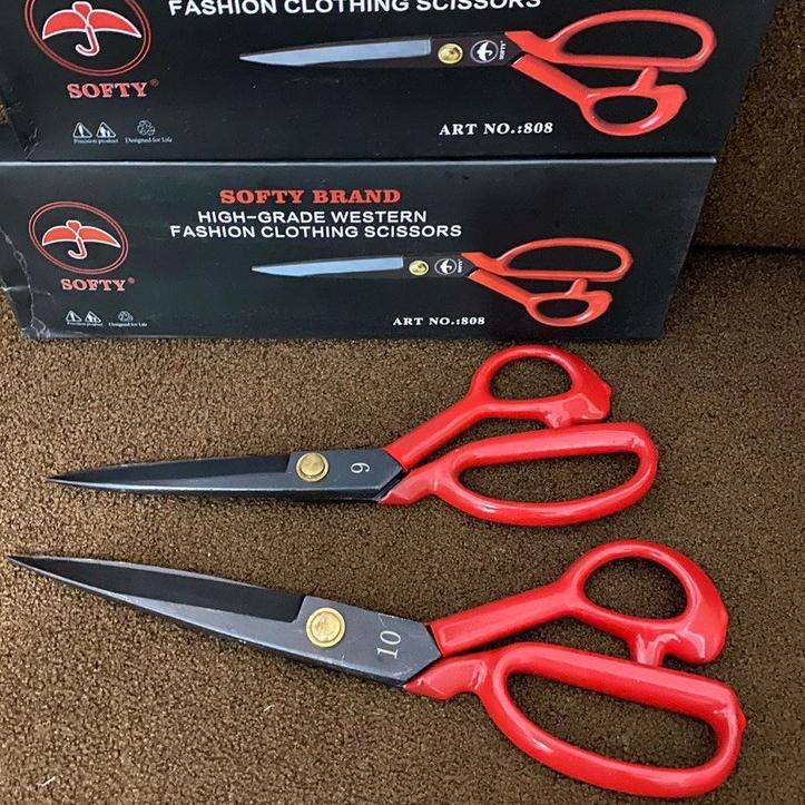 

[KODE IMFU0] Gunting Kain Gagang Karet premium / Gunting taylor / Gunting penjahit gagang karet / gunting tajam