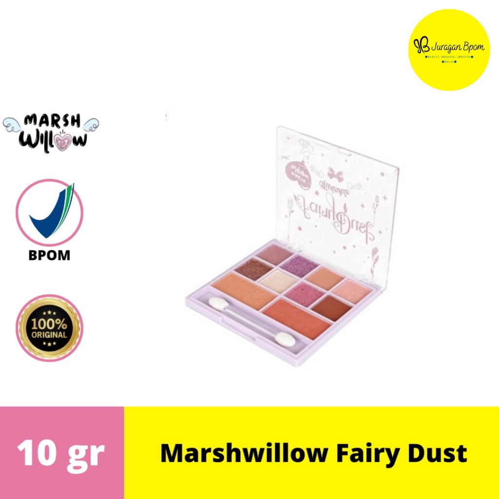 Marshwillow Fairy Dust Twinkie / Peach / Gardenia ( 8 Eyeshadow + 2 Blush On ) / Marshwillow by Nata