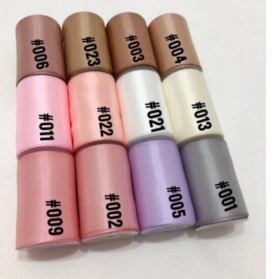 

limited Edition✔️Premium Satin Ribbon double face / pita satin dua sisi import roll 5cm/15m|KD4