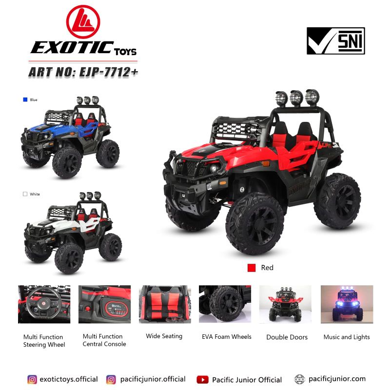 MOBIL AKI JEEP RENOS BESAR BAN KARET JOK KULIT "FREE PELAPIS BAN"