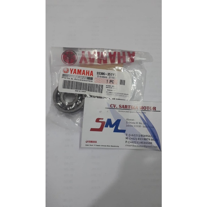 Bearing Gir Rasio Depan Mio M3, Mio Z, Soul Gt, Fino 93306-351Y5