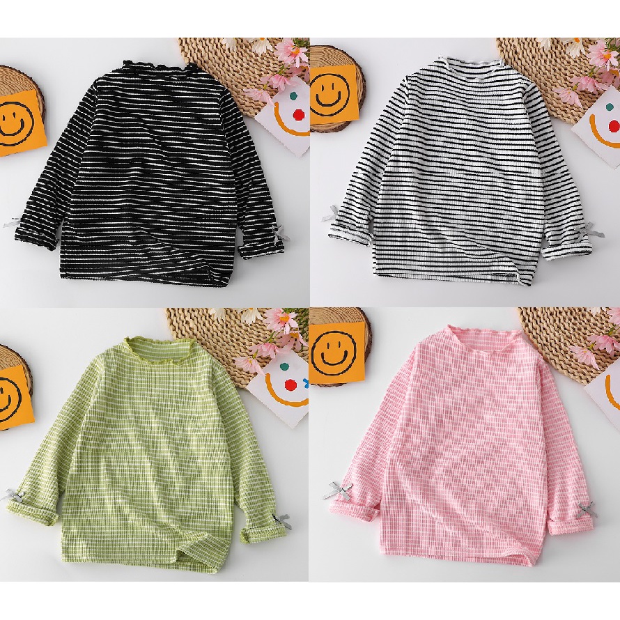 BAJU ANAK PEREMPUAN LENGAN PANJANG KEKINIAN LONGSLEEVE IMPORT