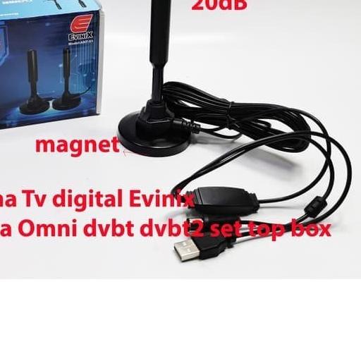 Antena TV Indoor Digital Evinix Antena Set top box Harga promo