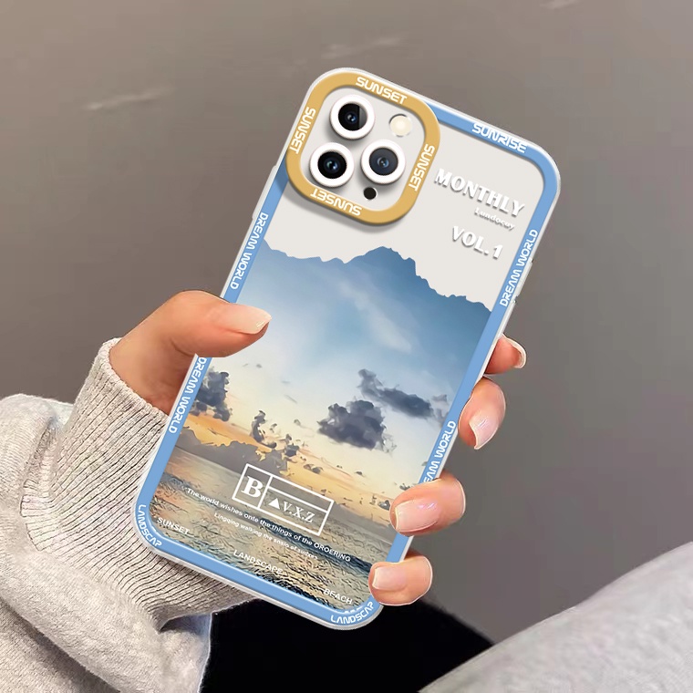 Soft Case TPU Transparan Shockproof Cover IPhone 14 12 13 6 6S 7 8 Plus X XS XR 11 Pro Max
