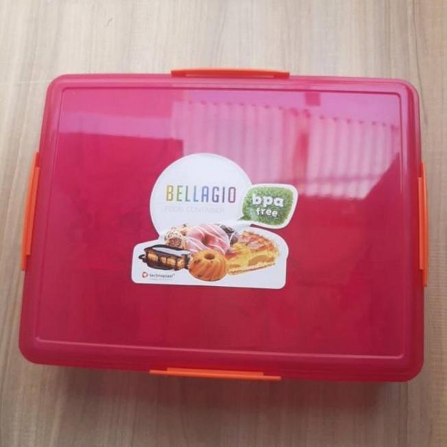 

Promo promo--Box Kotak tempat wadah container kue donat donatsu plastik mika makan - 1tingkat