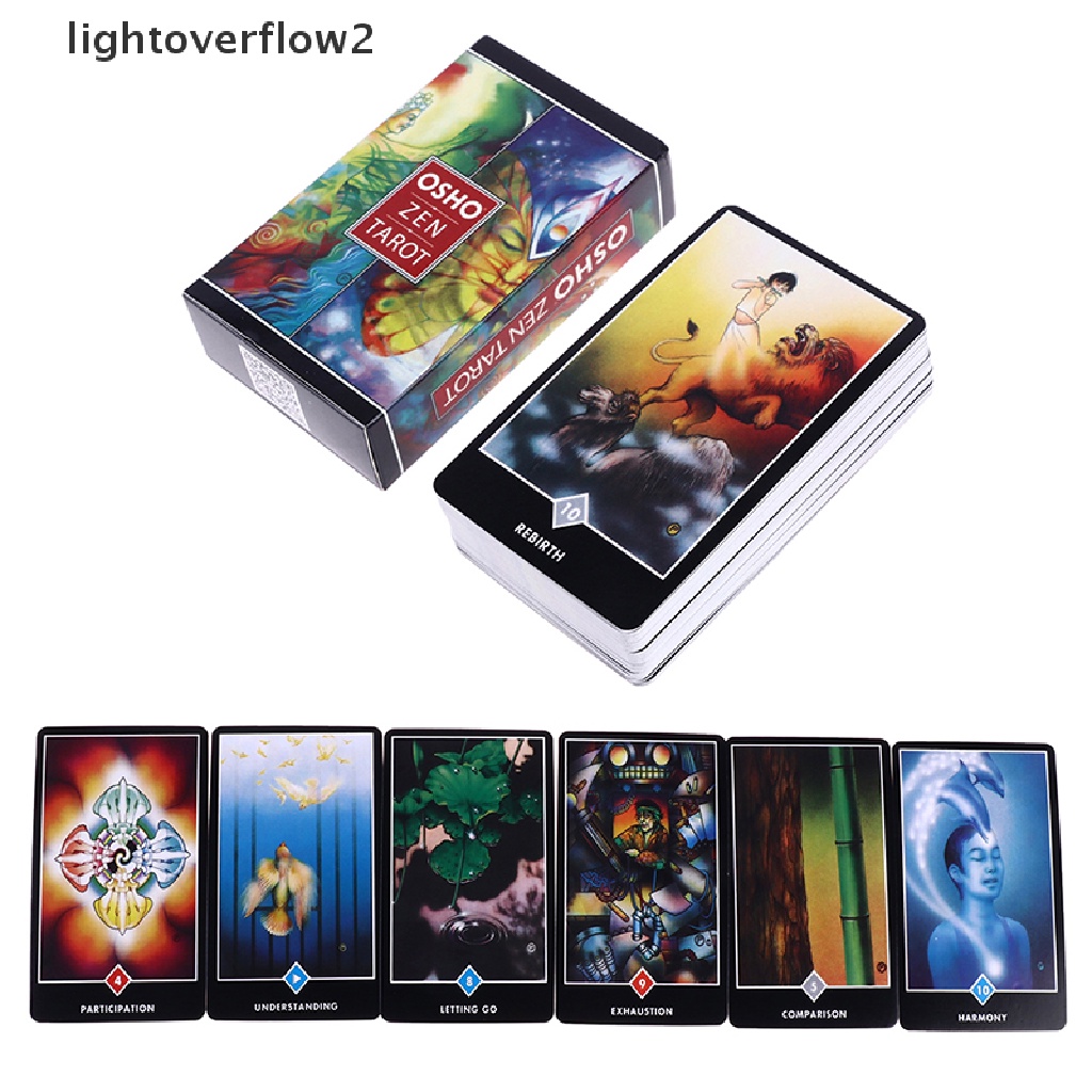 (lightoverflow2) Osho Zen Kartu Tarot Ramalan Ramalan Keluarga Untuk Pemula