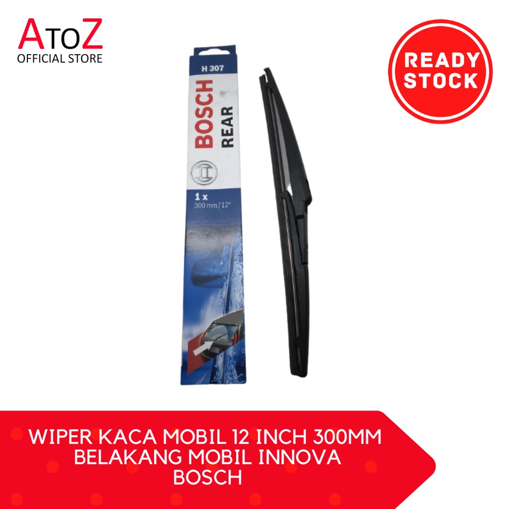Jual WIPER KACA MOBIL 12 INCH 300MM BELAKANG MOBIL INNOVA BOSCH