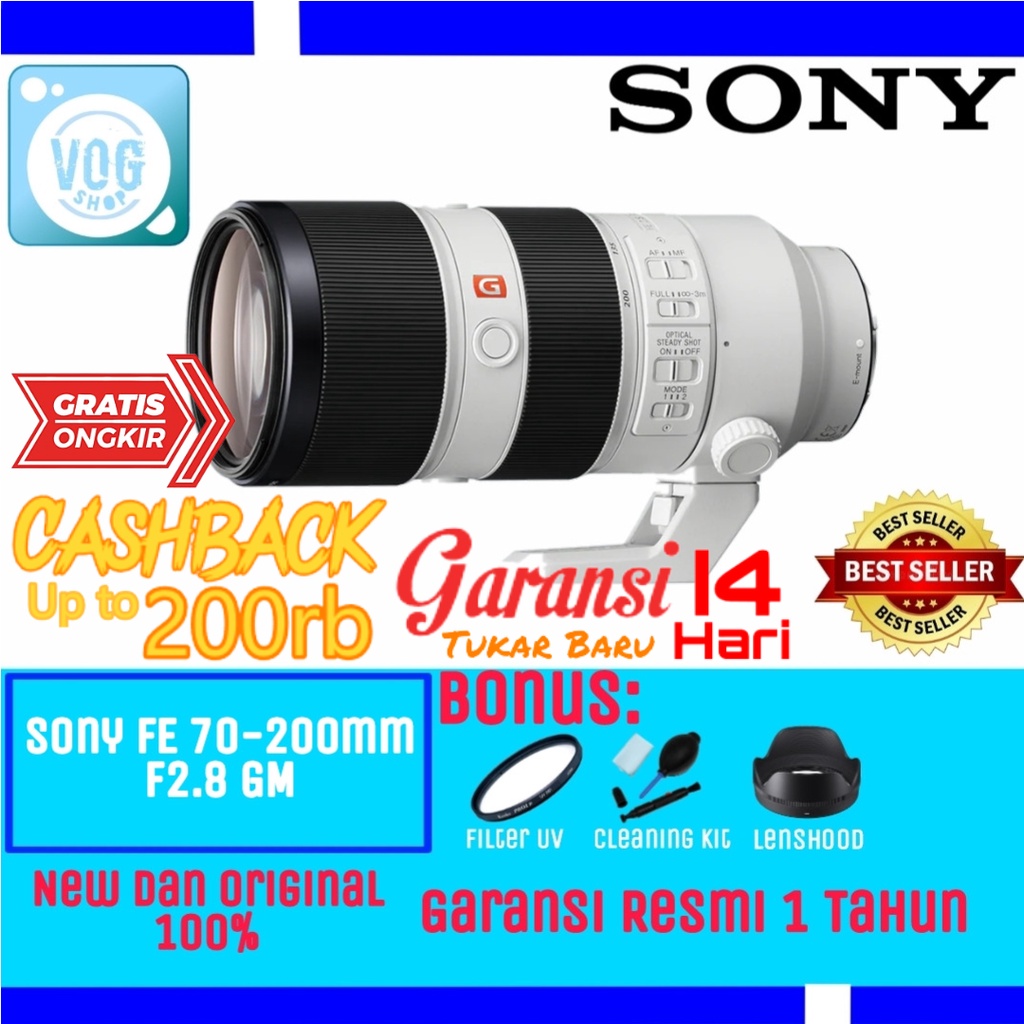 Lensa Sony FE 70-200mm F2.8 GM OSS - Lensa Sony 70-200mm