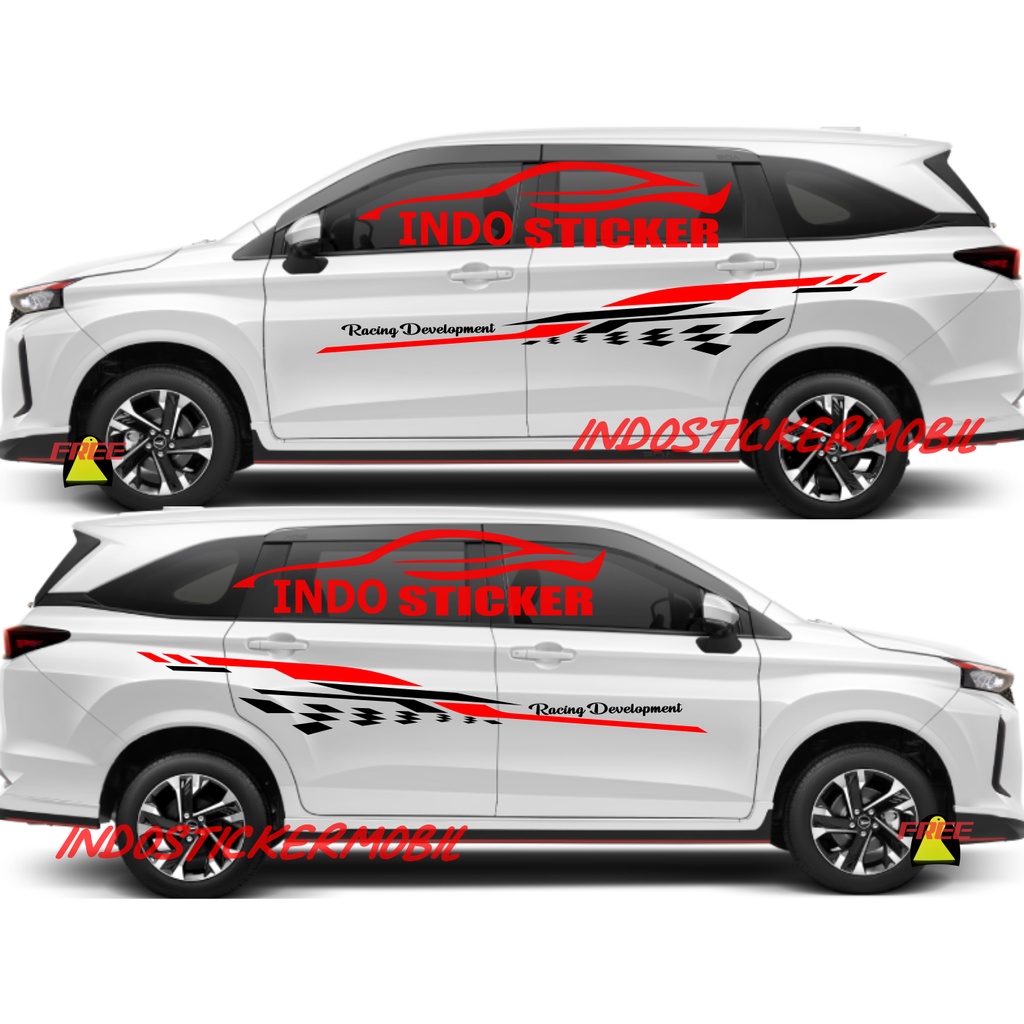 STICKER STIKER MOBIL ALL NEW XENIA STICKER LIST BODY MOBIL ALL NEW AVANZA ALL NEW VELOZ ALL NEW XENI