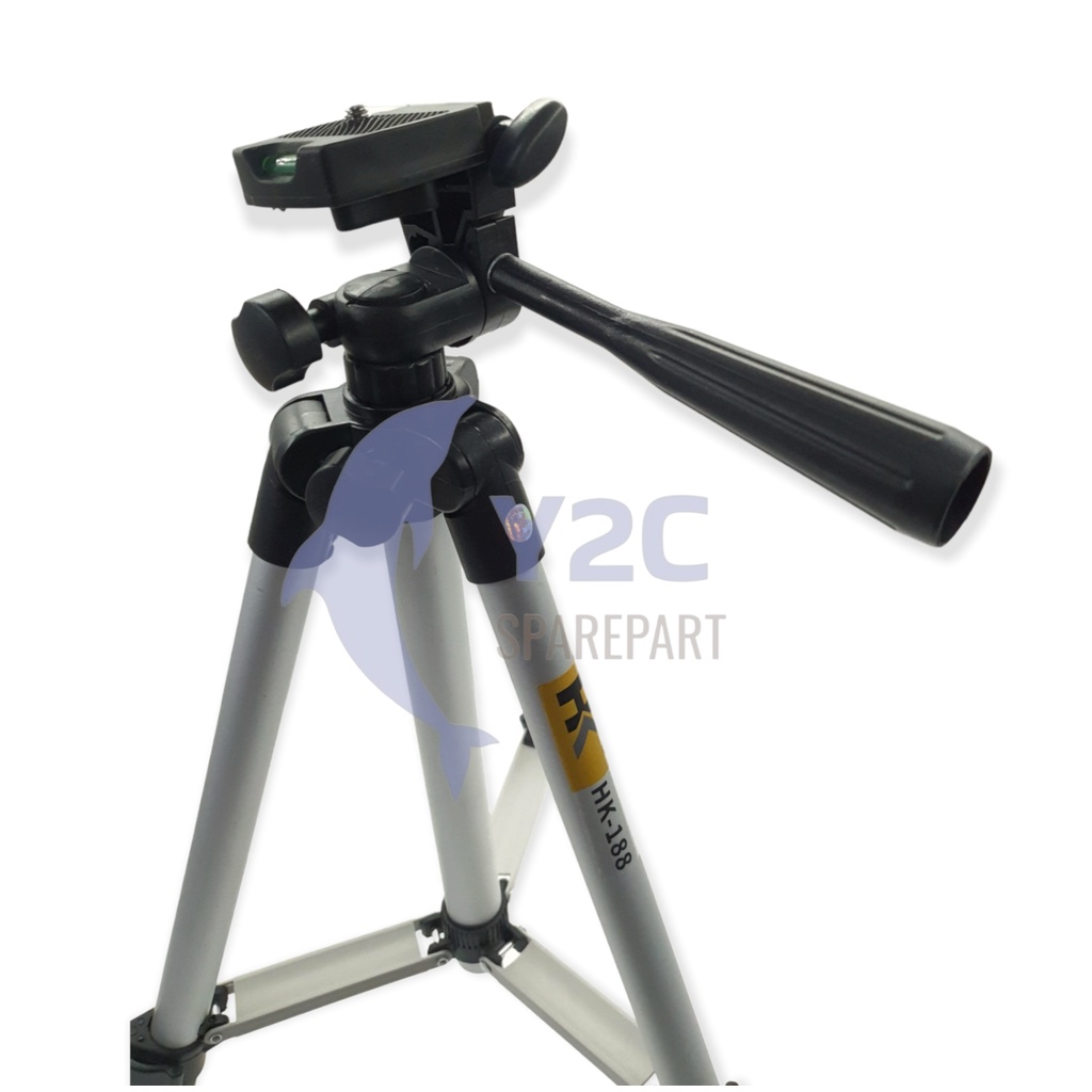 TRIPOD 1 METER HK-188 UNTUK HP DAN KAMERA BAHAN TEBAL UNIVERSAL