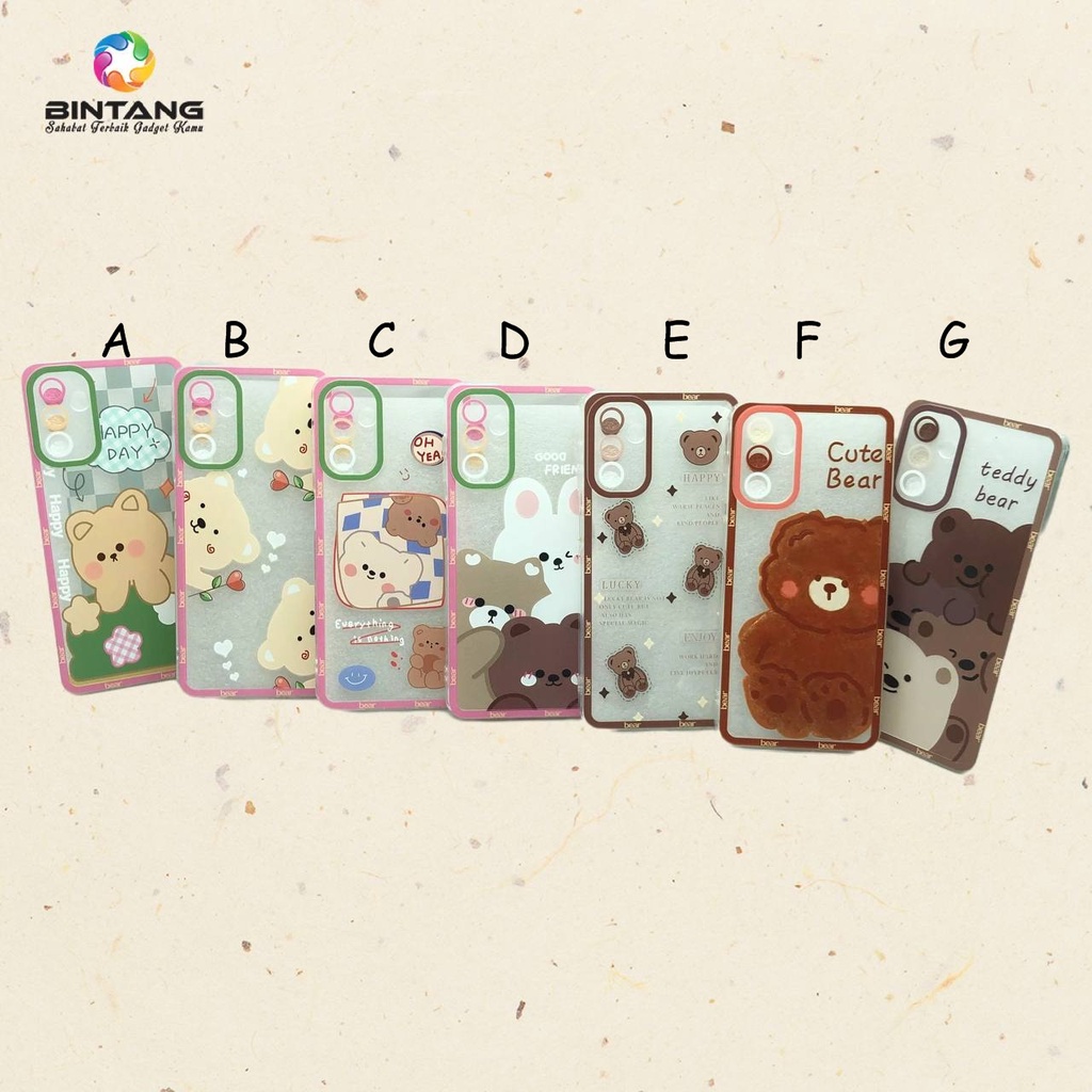 CASE  TPU CASE NEW BEAR SERIES SAMSUNG NOTE 20 ULTRA S21 ULTRA A23 4G A53 5G