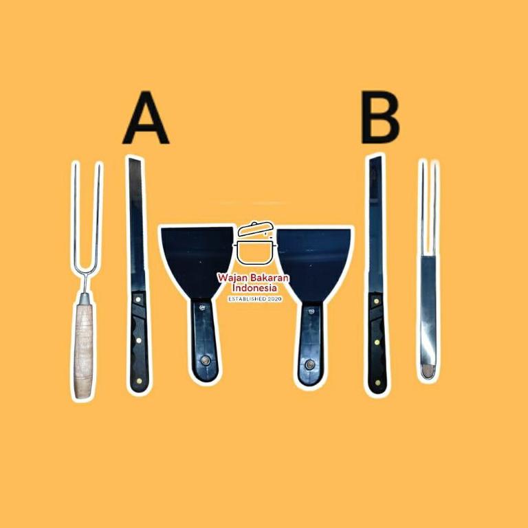 [IS.18Oc22ᴱ] PAKET ALAT MEMASAK ROTI BAKAR, BURGER, ROTI JOHN