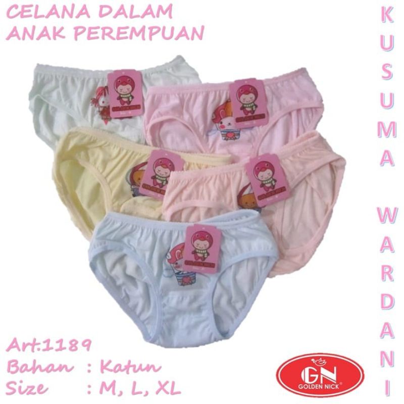6pcs Celana dalam ANAK GN WM