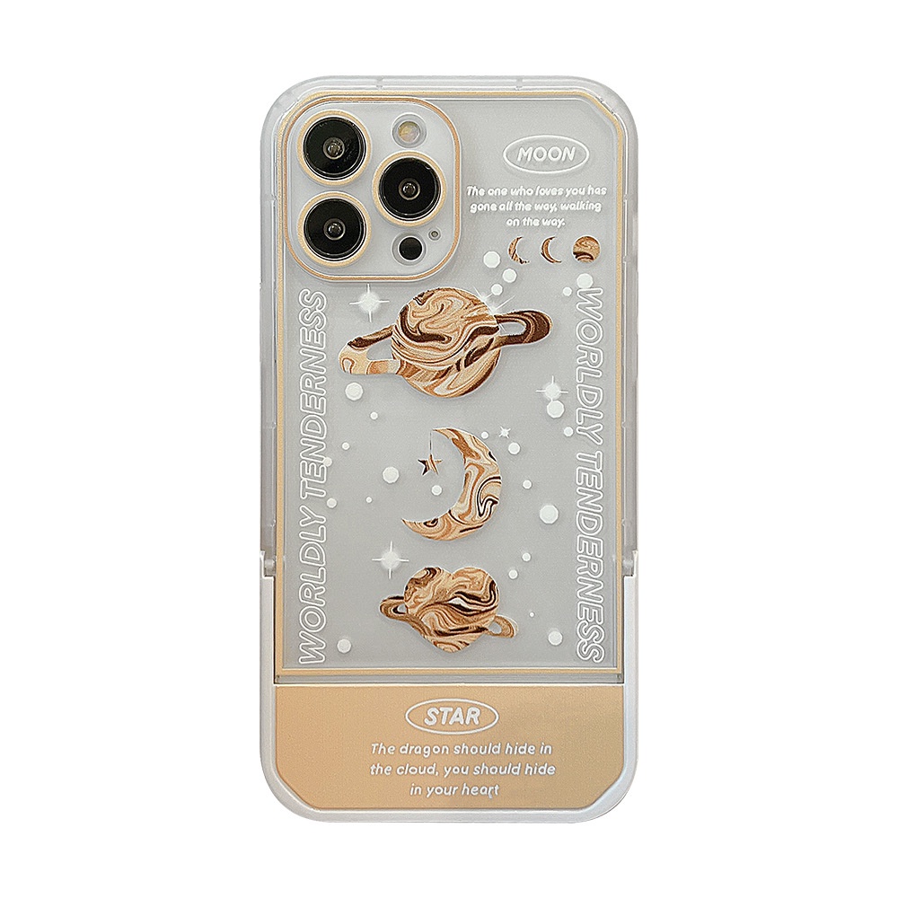 Ins Case Motif Planet Untuk iPhone 14 14pro 14Plus 14prm 13 13pro 13pro 13prm 11 6splus 7Plus 8Plus Xr XS 13 12pro Max