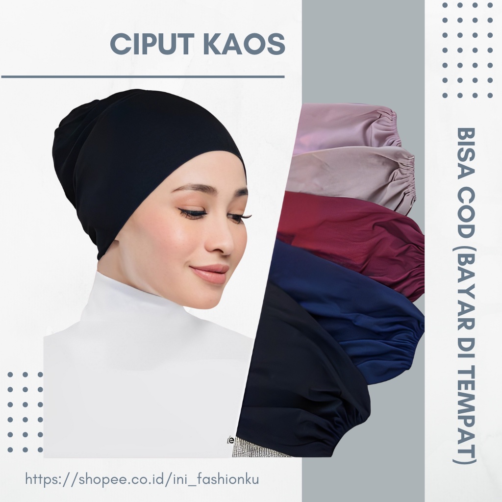 INF INNER BASIC TURKI KAOS / CIPUT BANDANA KAOS PREMIUM / CIPUT POLOS TALI PREMIUM / CIPUT ARAB