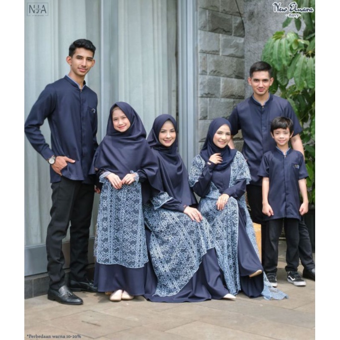 SUDAH PESANAN‼️Sarimbit New Elnara (Dress Mom & Koko Dad) by NJA