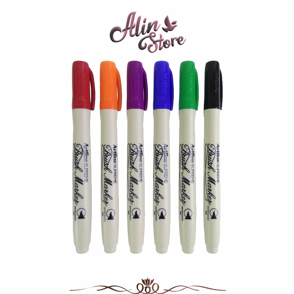 

Spidol Brush Markers EPF-F Brush Pen Warna Artline