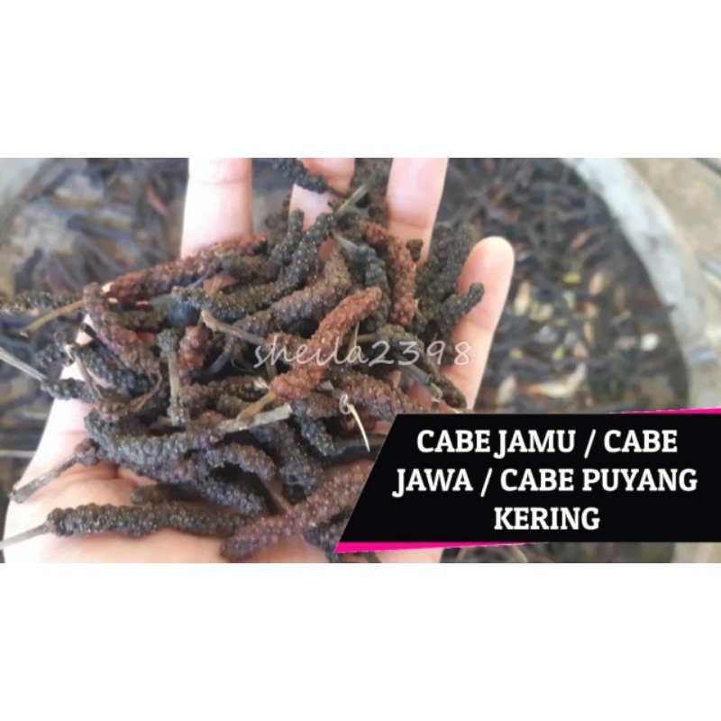 CABE JAMU JAWA KERING/BASAH SUPER 100gr - 500gr