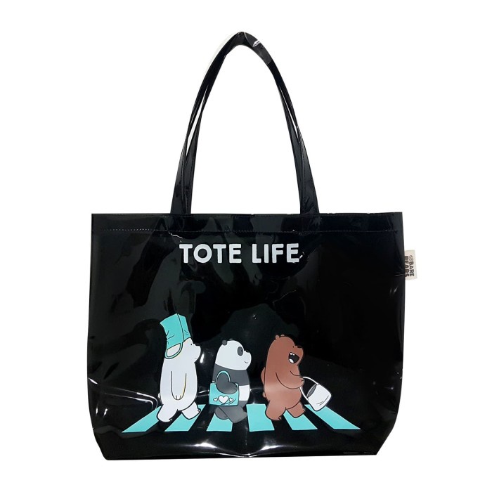 

We Bare Bears Tote Bag Transparant Black