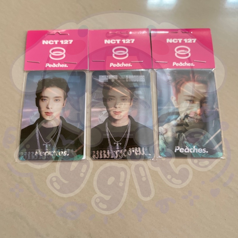 [READY STOCK] Lenticular Card NCT 127 X Peaches