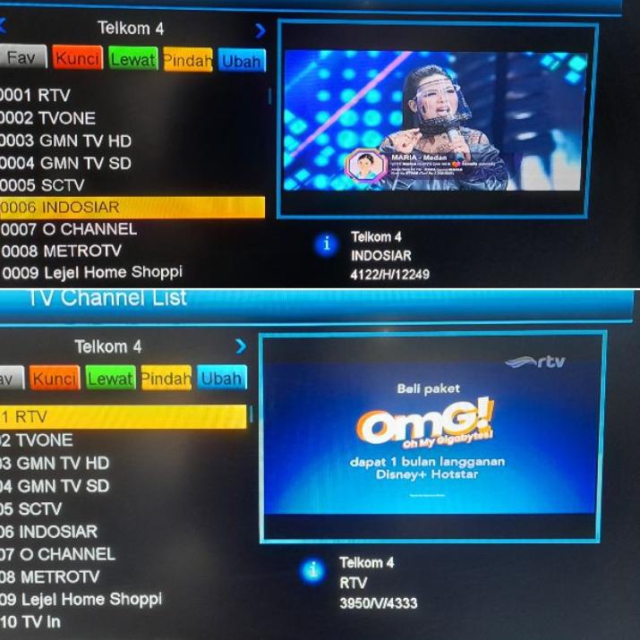 Receiver Parabola Mpeg4 HD