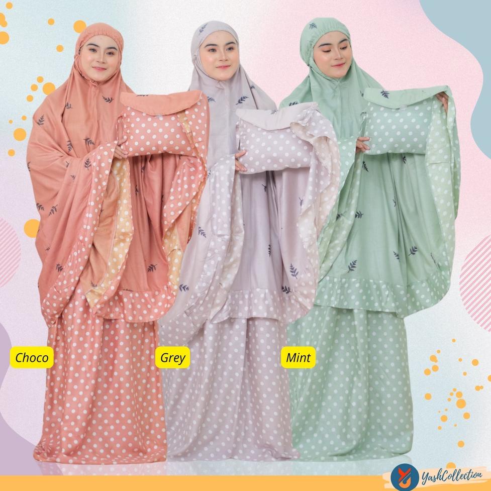 YashCollection Mukena Dewasa Bali Mukena Cemara LAMIA Jumbo ‣ SK.18Oc22g