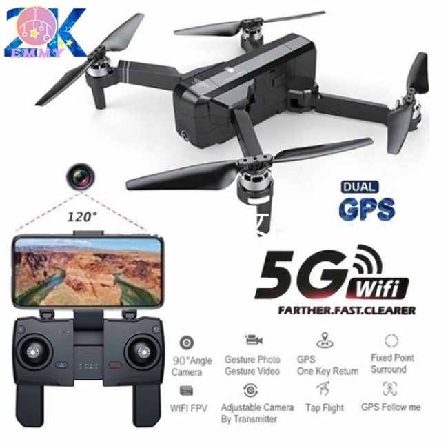 cod drone gps murah lipat sjrc f11 pro kamera 2k