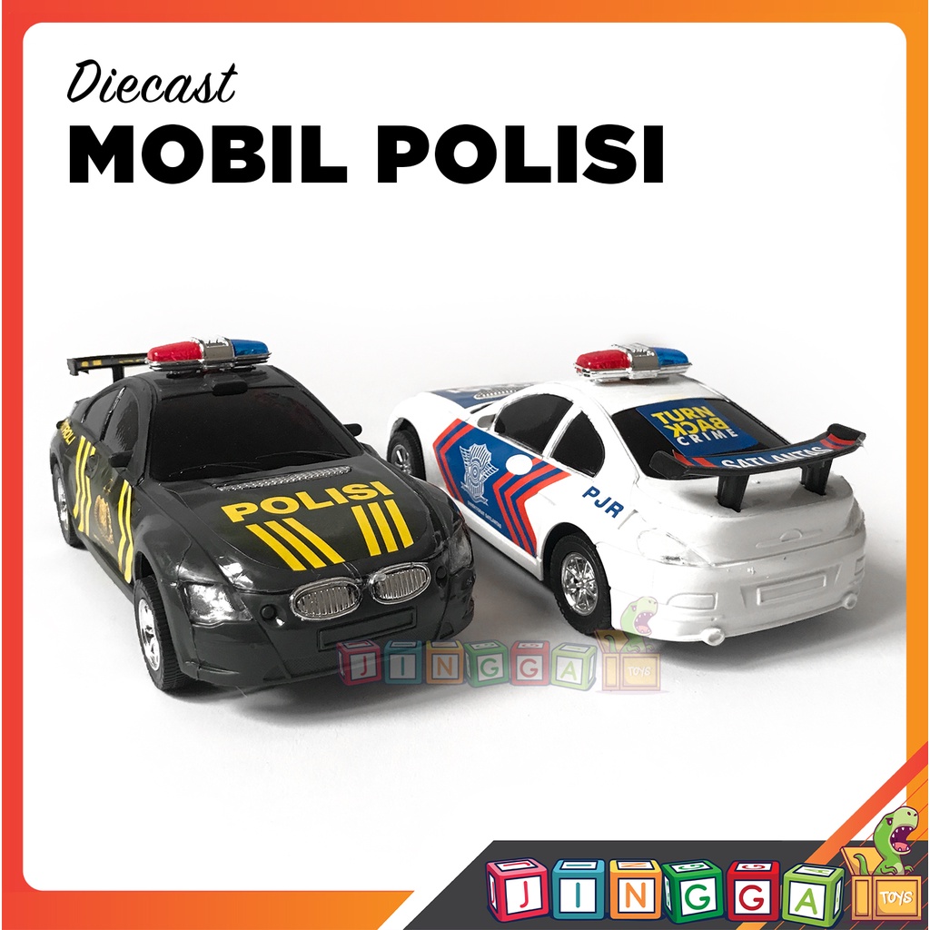 MAINAN DIECAST MOBIL POLISI INDONESIA. MOBIL POLISI INDONESIA
